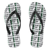 Mark 11:24 KJV Bijbel Schrift All-Over Unisex Teenslippers (Voetbed)