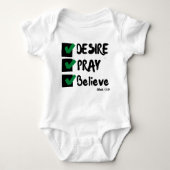 Mark 11:24 KJV Bijbel Schrift Unisex Romper (Voorkant)