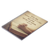 Mark 11:24 Waar u om vraagt in gebed Believe Notitieboek (Linkerzijde)