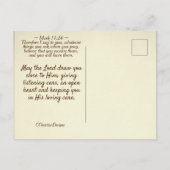 Mark 11:24 Wat je ook vraagt in gebed Believe, Briefkaart (Achterkant)