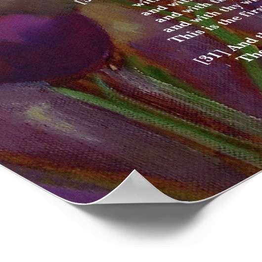 Mark 12:28-31 poster (Hoek)