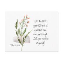Mark 12:30-31 LIEFT VAN DE LORD VAN JE GOD