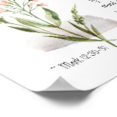 Mark 12:30-31 LIEFT VAN DE LORD VAN JE GOD Poster (Hoek)