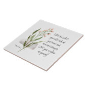 Mark 12:30-31 LIEFT VAN DE LORD VAN JE GOD Tegeltje (Zijkant)