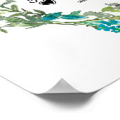 Mark 12:31 hou van je buurman als je bloemen poster (Hoek)