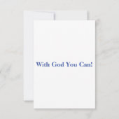 Mark 1:2 KJV Bijbelverse Pic Wenskaart Kaart (Achterkant)