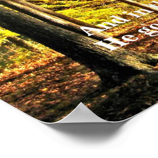 Mark 1:35 Poster (Hoek)