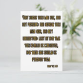 Mark 4:12 KJV Bijbel Schrift Groet Kaart (Staand voorkant)