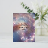 Mark 5:36 briefkaart (Staand voorkant)