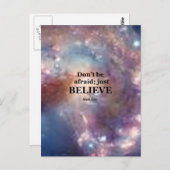 Mark 5:36 briefkaart (Voorkant / Achterkant)