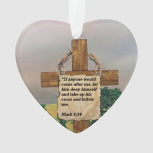 Mark 8.34 ornament