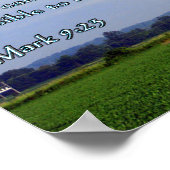 Mark 9:23 Regenboog Poster (Hoek)