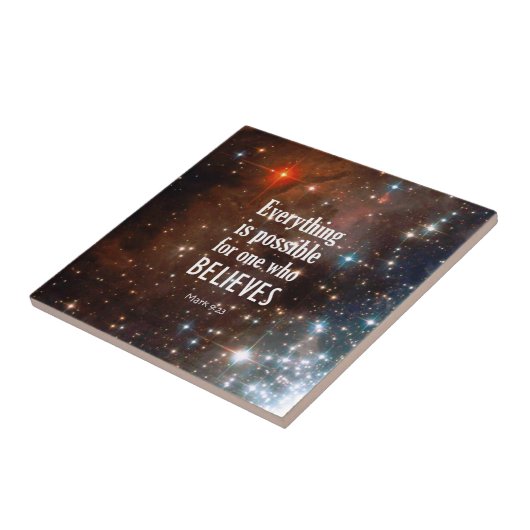 Mark 9:23 tegeltje (Zijkant)