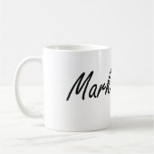 Mark Artistic Name Design Koffiemok (Links)