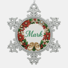 Mark Baby’s First Christmas Snowflake Ornament