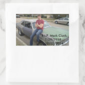 Mark Cizek Rechthoekige Sticker (Tas)