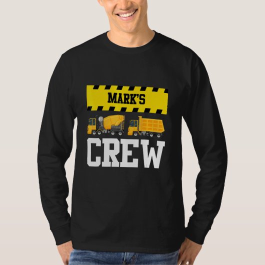 Mark Construction Creed Custom Dumptruck Dump Truc T-shirt (Voorkant)