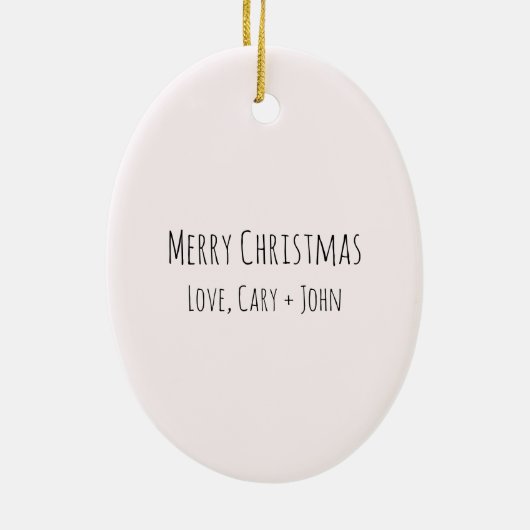 Mark de flamingo's zingen keramisch ornament (Achterkant)