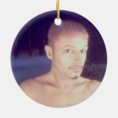 Mark Edward Westerfield 2002 Self Web Cam Pic 50 Keramisch Ornament (Achterkant)