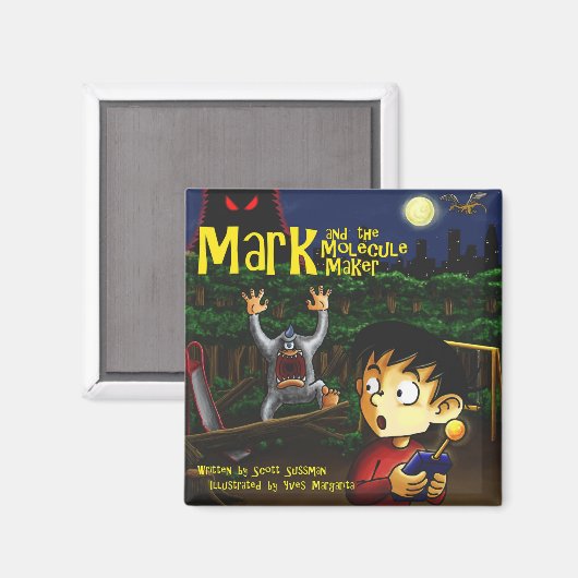 Mark en de Molecule Maker magneet (Voorkant / Achterkant)