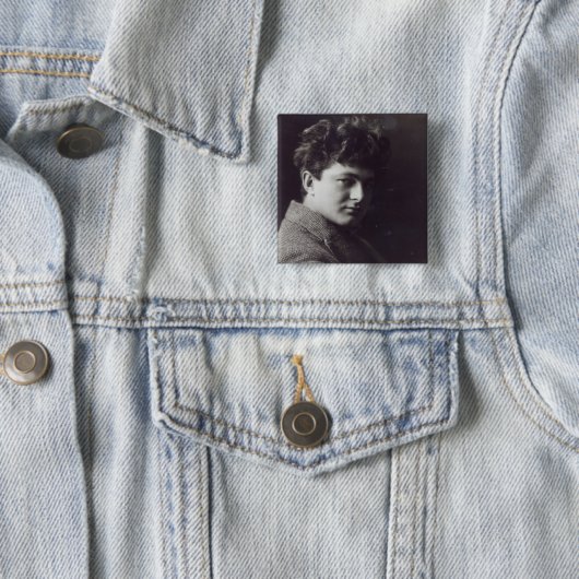 Mark Gertler Vierkante Button 5,1 Cm (In situ)