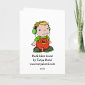 Mark houdt van muziek kaart (Achterkant)