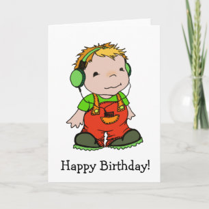 Mark houdt van muziek kaart