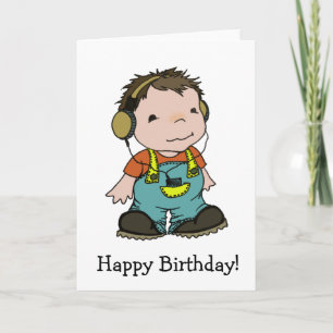 Mark houdt van muziek kaart