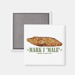 Mark I Mannelijke Britse Zware Tank Eerste Wereldo Magneet