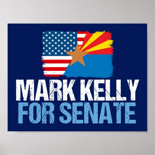 Mark Kelly voor de Senaat Poster (Voorkant)