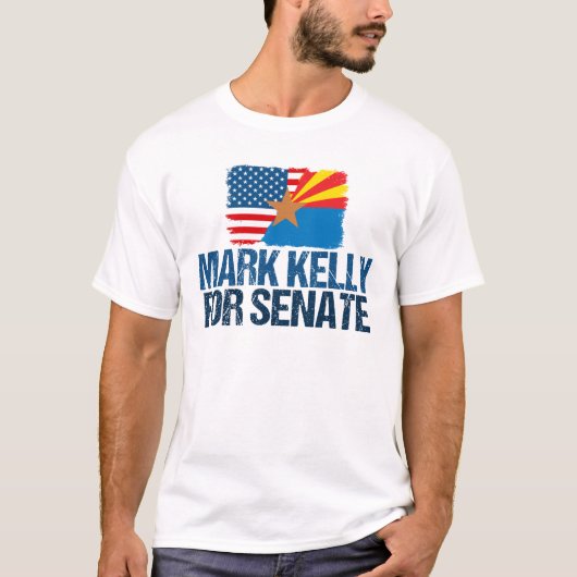 Mark Kelly voor Senaat 2022 Arizona T-shirt (Voorkant)