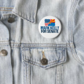 Mark Kelly voor Senaat 2022 Arizona Verkiezingsvla Ronde Button 5,7 Cm (In situ)