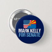 Mark Kelly voor Senaat Ronde Button 5,7 Cm (Voorkant /achterkant)