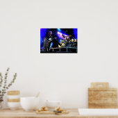 Mark King Level 42 tijdens een concert Poster (Keuken)