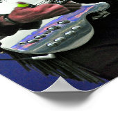 Mark King Level 42 tijdens een concert Poster (Hoek)