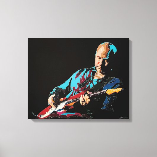 Mark Knopfler Canvas Afdruk (Voorkant)