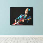 Mark Knopfler Canvas Afdruk (Insitu (Houten vloer))