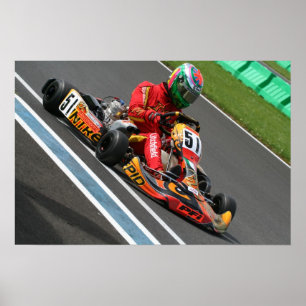 Mark Litchfield Karting Poster