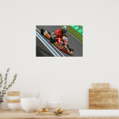 Mark Litchfield Karting Poster (Keuken)