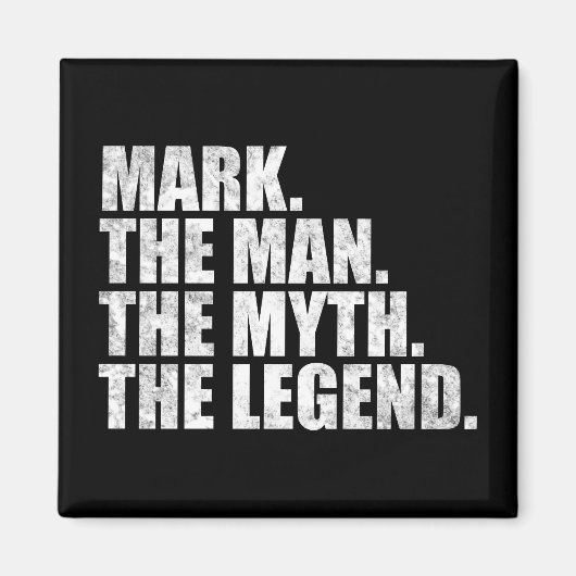 Mark naam, Mark De Man De Mythe De Legende Magneet (Voorkant)