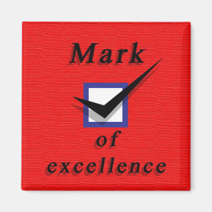 'Mark of Excellence' Magneet
