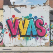 Mark Of The Studio – Levendig Graffiti Kunstvierka Sticker (Voorkant)