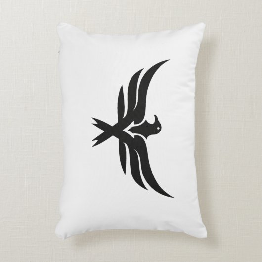 Mark Pillow van Neptunus – Minimalistisch Trident- Accent Kussen (Voorkant(Verticaal))