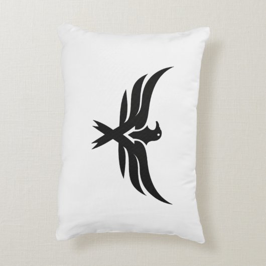 Mark Pillow van Neptunus – Minimalistisch Trident- Accent Kussen (Achterkant (Verticaal))