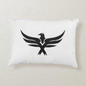 Mark Pillow van Neptunus – Minimalistisch Trident- Accent Kussen (Achterkant)