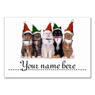 Mark-place voor de tafel van Kerstmis - Kaart