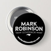 Mark Robinson voor gouverneur 2024 Ronde Button 7,6 Cm (Voorkant /achterkant)