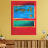 Mark Rothko art Canvas Afdruk (Insitu (Woonkamer))