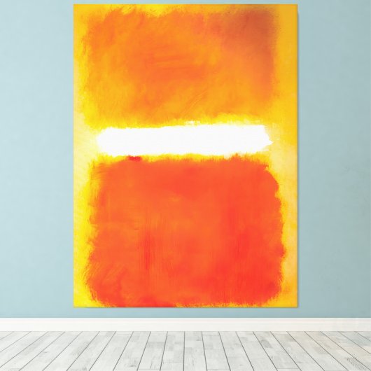 Mark Rothko art Canvas Afdruk (Insitu (Houten vloer))
