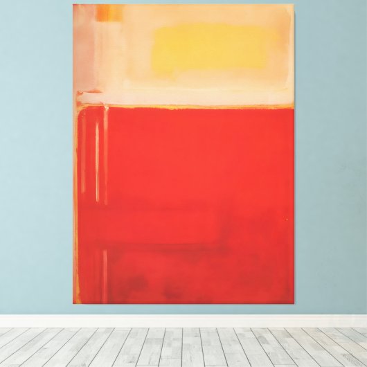 Mark Rothko art Canvas Afdruk (Insitu (Houten vloer))